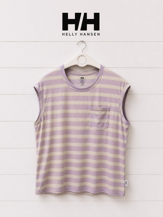 Tops - HELLY HANSEN Striped Sleeveless Top XL Purple Green